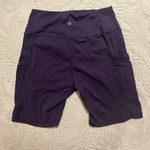 Women's Purple Athletic Shorts